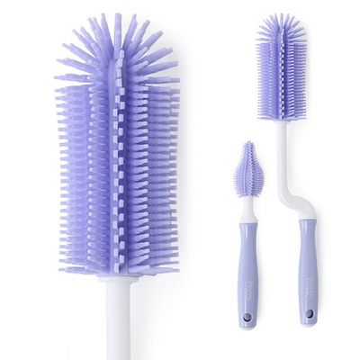 韓國原產(chǎn)Mathos Loreley嬰兒奶瓶清潔刷套裝 高效清潔，呵護寶寶健康